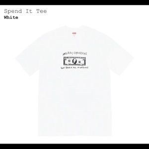 Supreme Men’s “Spend It” T-Shirt Large